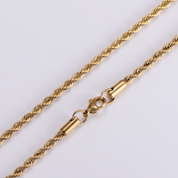 304 Stainless Steel 18K Gold Plated Hip-Hop Inlaid Gold Insect Necklace sku image 5