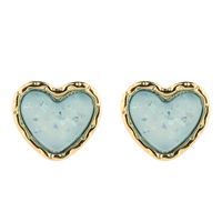 Wholesale Jewelry 1 Pair Sweet Heart Shape Alloy Resin Ear Clips main image 3