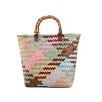 Women's Large All Seasons Straw Streetwear Handbag sku image 6