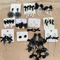Wholesale Jewelry 1 Pair Retro Bow Knot Alloy Drop Earrings main image 1
