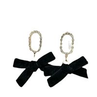 Wholesale Jewelry 1 Pair Retro Bow Knot Alloy Drop Earrings main image 5