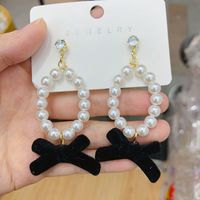 Wholesale Jewelry 1 Pair Retro Bow Knot Alloy Drop Earrings sku image 2