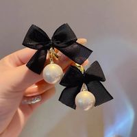 Wholesale Jewelry 1 Pair Retro Bow Knot Alloy Drop Earrings sku image 14