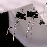 Wholesale Jewelry 1 Pair Retro Bow Knot Alloy Drop Earrings sku image 12