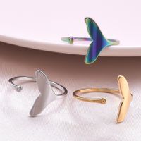 Wholesale Ins Style Geometric Stainless Steel Open Ring main image 3