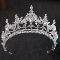Glam Crown Alloy Inlay Rhinestones Crown sku image 1
