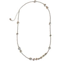 Simple Style Round Sterling Silver Beaded Pearl Necklace main image 3