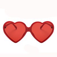 New Korean Fashion Wild Sunglasses Cute Sunglasses Peach Heart Love Glasses Tide Wholesale Nihaojewelry sku image 1