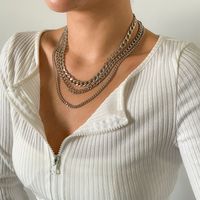 Collar De Cadena Calada Geométrica Retro Simple Al Por Mayor Nihaojewelry sku image 1