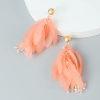 Wholesale Jewelry 1 Pair Casual Flower Plastic Drop Earrings main image 4