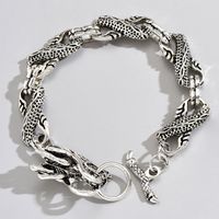 Hip-hop Dragon Alloy Men's Bracelets main image 1