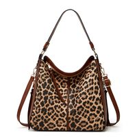 Women's All Seasons Pu Leather Leopard Streetwear Square Zipper Shoulder Bag sku image 4