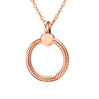 Simple Style Round Alloy Plating Gold Plated Necklace sku image 10