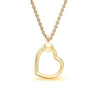Simple Style Round Alloy Plating Gold Plated Necklace sku image 11