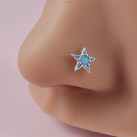 Wholesale Simple Style Flower Stainless Steel Nose Studs sku image 12