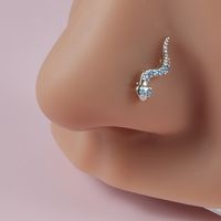 Wholesale Simple Style Flower Stainless Steel Nose Studs sku image 7