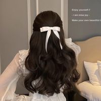 Princess Bow Knot Cloth Hair Clip sku image 1