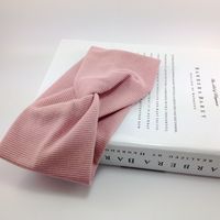 Women's Simple Style Solid Color Cloth Braid Hair Band main image 3