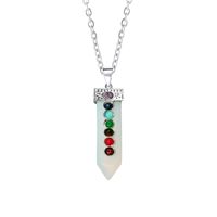Retro Multicolor Crystal Natural Stone Gem Wholesale Necklace Pendant sku image 7