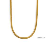 Wholesale Hip-hop Solid Color Stainless Steel Necklace sku image 13
