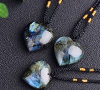 Simple Style Heart Shape Natural Stone Wholesale Pendant Necklace main image 2
