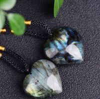 Simple Style Heart Shape Natural Stone Wholesale Pendant Necklace main image 3