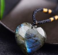 Simple Style Heart Shape Natural Stone Wholesale Pendant Necklace sku image 1