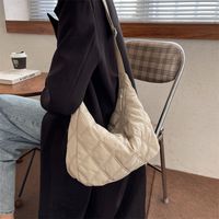 Women's Nylon Cotton Solid Color Basic Dumpling Shape Zipper Crossbody Bag main image 3