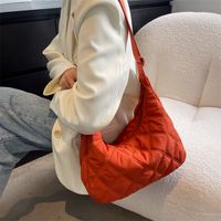 Women's Nylon Cotton Solid Color Basic Dumpling Shape Zipper Crossbody Bag main image 6