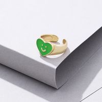 Cute Heart Shape Alloy Wholesale Open Ring sku image 4
