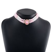Retro Palace Style Multilayer Pearl Necklace sku image 8