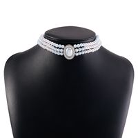 Retro Palace Style Multilayer Pearl Necklace sku image 10