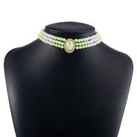 Retro Palace Style Multilayer Pearl Necklace sku image 15