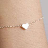 Simple Style Heart Shape Alloy Women's Bracelets sku image 1