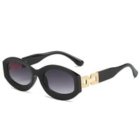 Retro Oval Ac Oval Frame Full Frame Women's Sunglasses sku image 2
