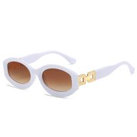 Retro Oval Ac Oval Frame Full Frame Women's Sunglasses sku image 8