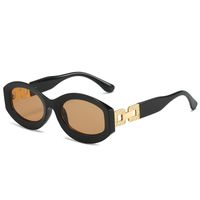 Retro Oval Ac Oval Frame Full Frame Women's Sunglasses sku image 3