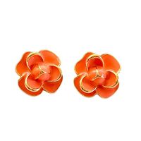 Wholesale Jewelry 1 Pair Elegant Flower Alloy Ear Studs main image 4