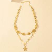 Vacation Starfish Conch Alloy Plating Women's Layered Necklaces main image 4