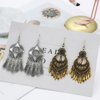 Wholesale Jewelry 1 Pair Ethnic Style Solid Color Alloy Drop Earrings main image 4