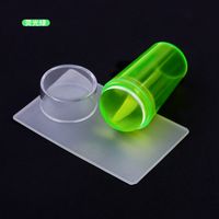 Cover Seal Fully Transparent Handle Sheet Head Silicone Nail Stamp sku image 4
