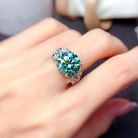 Glam Simple Style Star Zircon Copper Wholesale Open Ring main image 3