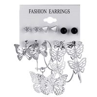 Wholesale Jewelry 1 Set Fashion Geometric Arylic Alloy Artificial Pearls Rhinestones Earrings sku image 20