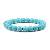 Simple Style Solid Color Natural Stone Beaded Bracelets sku image 7