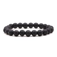 Simple Style Solid Color Natural Stone Beaded Bracelets sku image 4