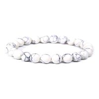 Simple Style Solid Color Natural Stone Beaded Bracelets sku image 7