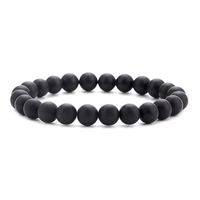 Simple Style Solid Color Natural Stone Beaded Bracelets sku image 1