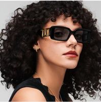 Basic Square Resin Square Patchwork Full Frame Women's Sunglasses main image 2