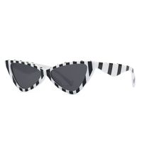 Simple Style Color Block Ac Cat Eye Patchwork Full Frame Women's Sunglasses main image 5