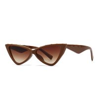 Simple Style Color Block Ac Cat Eye Patchwork Full Frame Women's Sunglasses main image 3